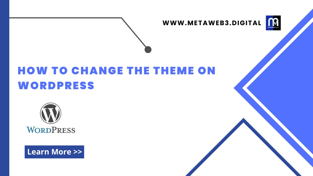 how change the themes in wordpress